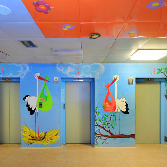 Chodba neonatologickej kliniky