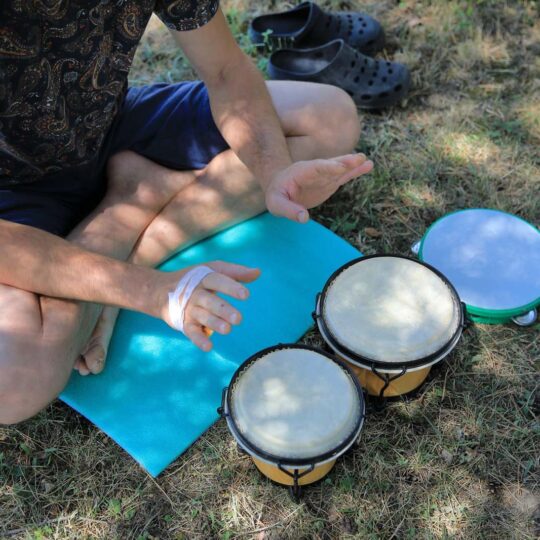 Muzikorelaxácia a muzikoterapia v záhradke