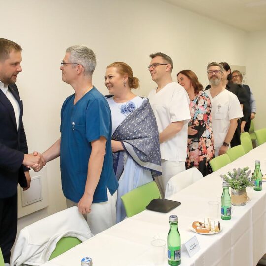 Ministra zdravotníctva sme privítali aj v našej nemocnici