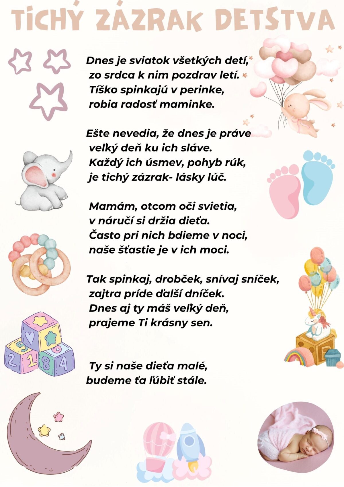 Aj deti v perinkách oslávili MDD