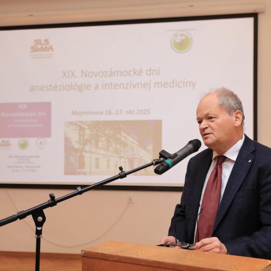 Článok fnspnz - 19. ročník Novozámockých dní anestéziológie a intenzívnej medicíny v Mojmirovciach