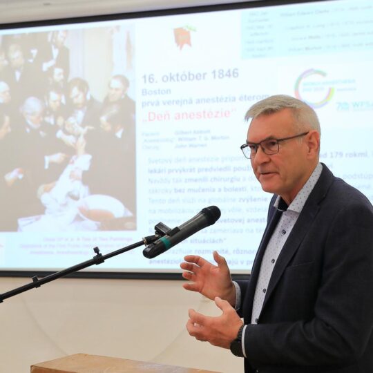 Článok fnspnz - 19. ročník Novozámockých dní anestéziológie a intenzívnej medicíny v Mojmirovciach
