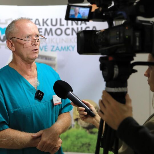 Zrekonštruovaný urgentný príjem s triážnym pultom vo Fakultnej nemocnici s poliklinikou v Nových Zámkoch
