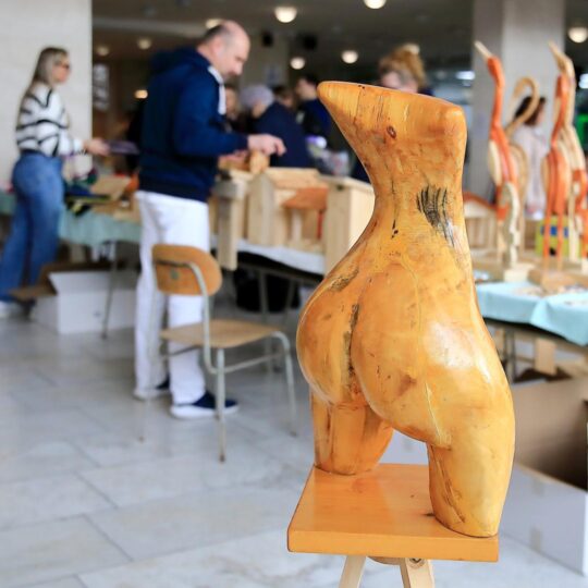 Predvianočná predajná výstava prác pacientov psychiatrického oddelenia