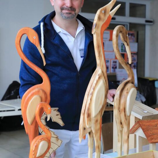 Predvianočná predajná výstava prác pacientov psychiatrického oddelenia