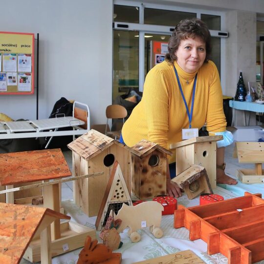 Predvianočná predajná výstava prác pacientov psychiatrického oddelenia