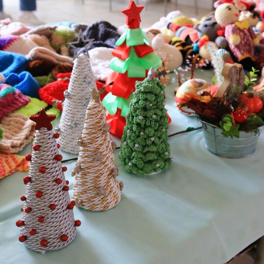 Predvianočná predajná výstava prác pacientov psychiatrického oddelenia