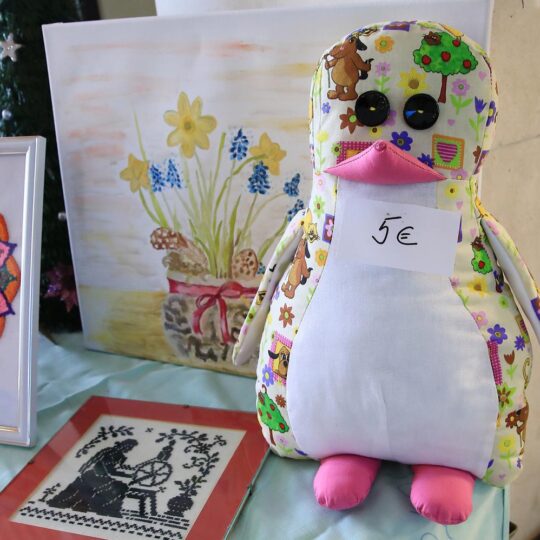 Predvianočná predajná výstava prác pacientov psychiatrického oddelenia