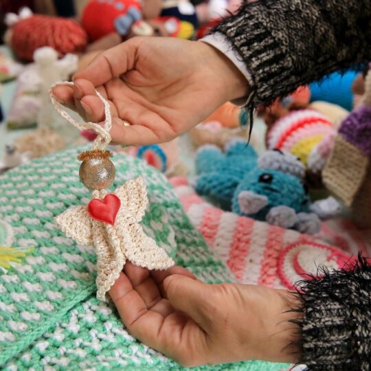 Predvianočná predajná výstava prác pacientov psychiatrického oddelenia