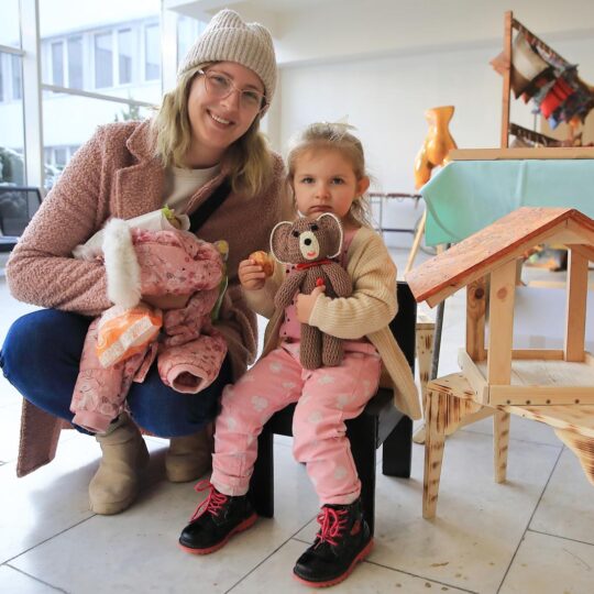 Predvianočná predajná výstava prác pacientov psychiatrického oddelenia