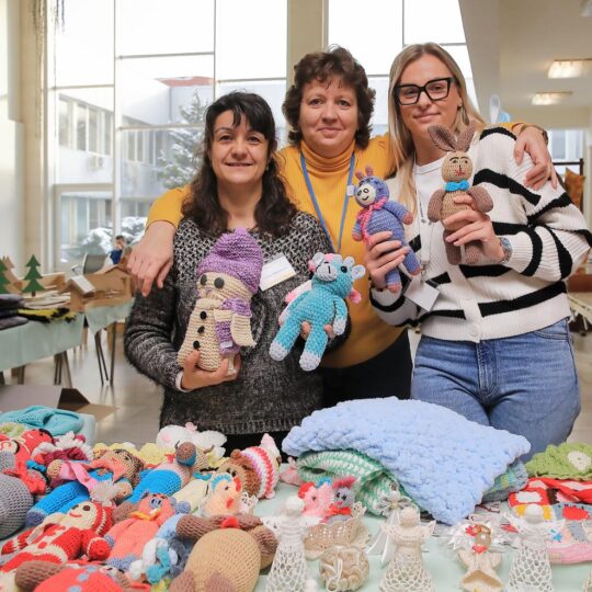 Predvianočná predajná výstava prác pacientov psychiatrického oddelenia