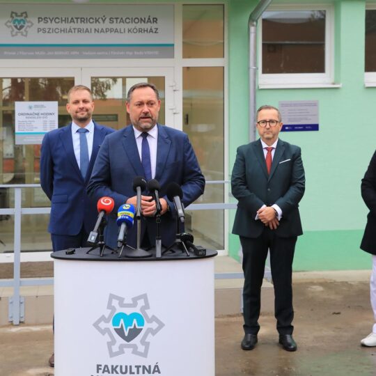 FNsP Nové Zámky otvára prvý psychiatrický stacionár v regióne.