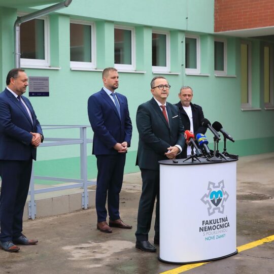 FNsP Nové Zámky otvára prvý psychiatrický stacionár v regióne.