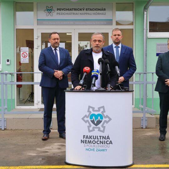 FNsP Nové Zámky otvára prvý psychiatrický stacionár v regióne.
