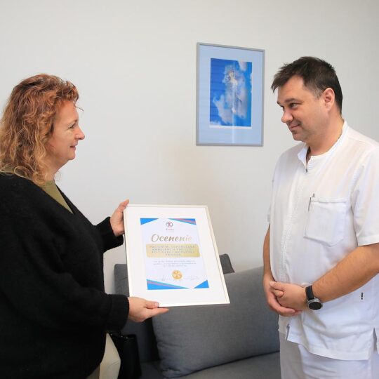 Občianske Združenie Život po porážke ocenilo našu Neurologickú ambulanciu Občianske Združenie Život po porážke ocenilo našu Neurologickú ambulanciu