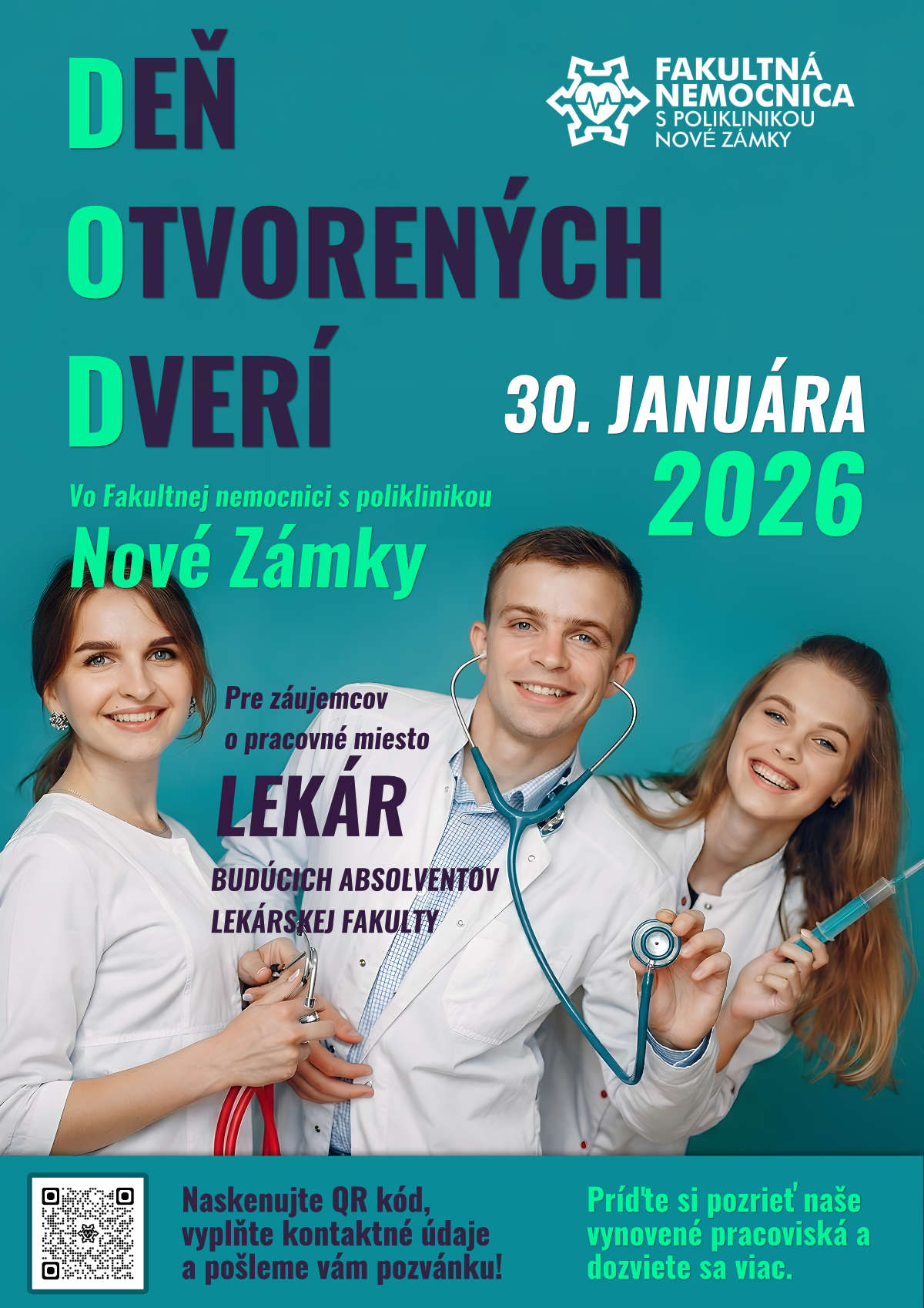 Deň otvorených dverí- jedinečná príležitosť pre všetkých študentov medicíny