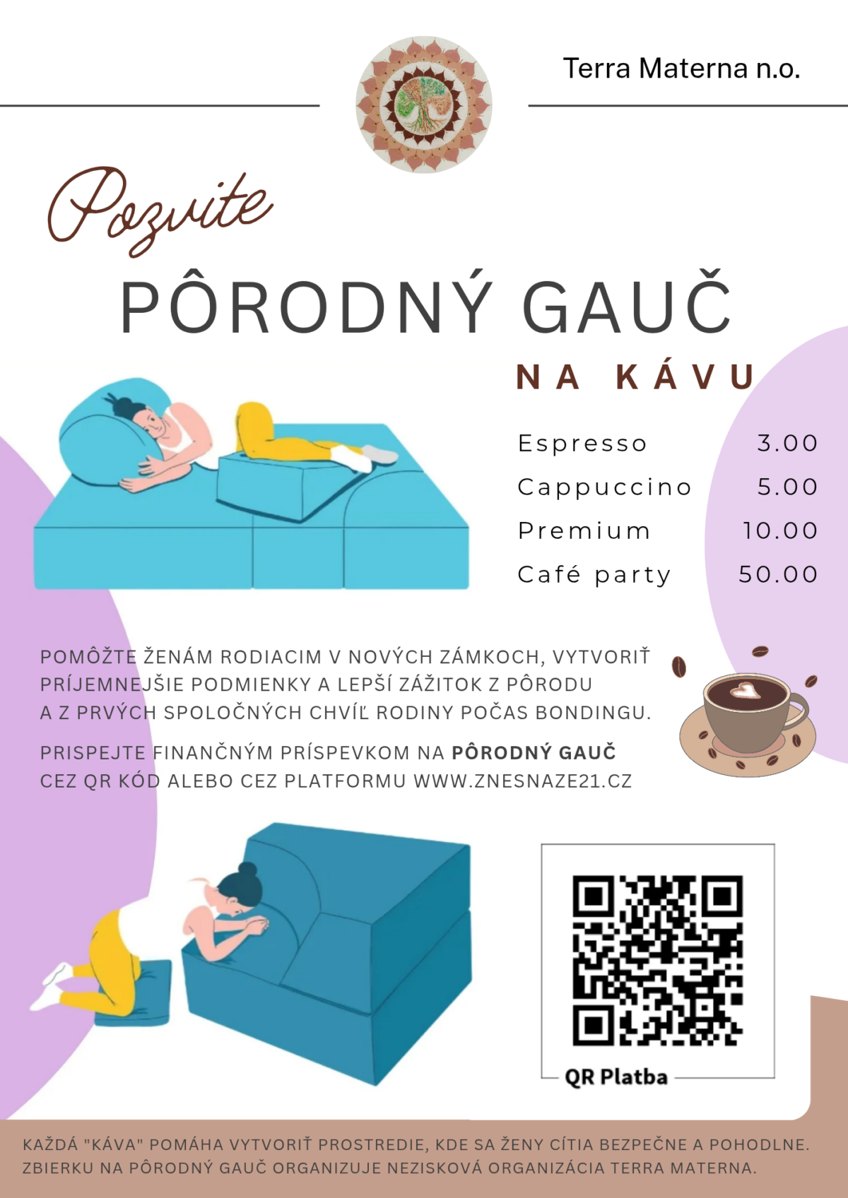 Verejná zbierka na pôrodný gauč