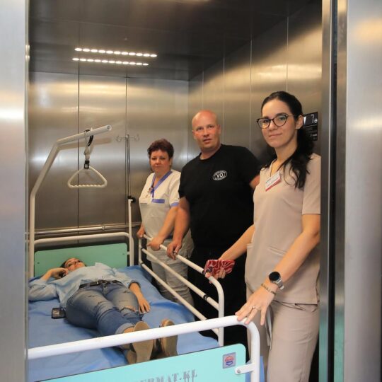 Cvičný požiarny poplach na Dermatovenerológii a Oftalmológii