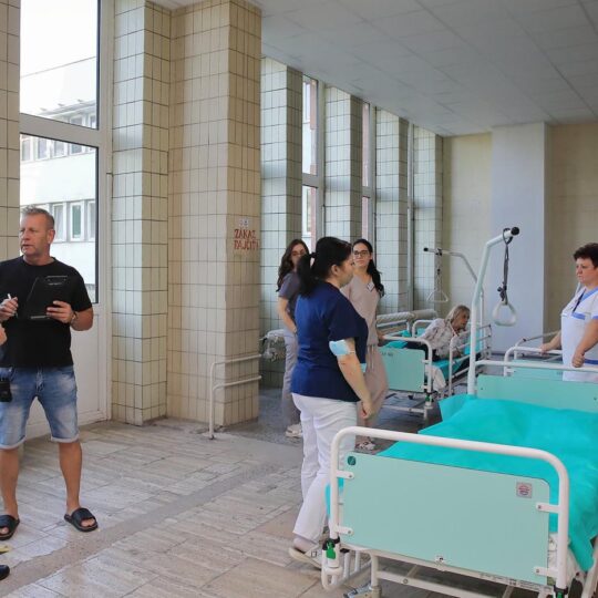 Cvičný požiarny poplach na Dermatovenerológii a Oftalmológii