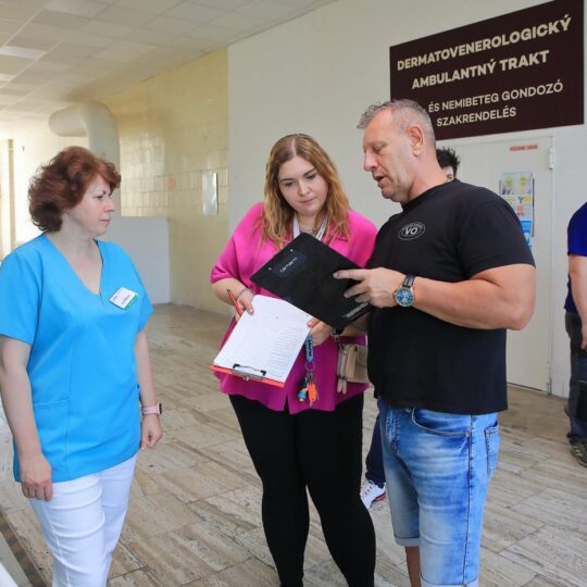 Cvičný požiarny poplach na Dermatovenerológii a Oftalmológii