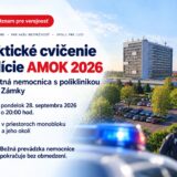 Taktické cvičenie polície AMOK 2026 v nemocnici