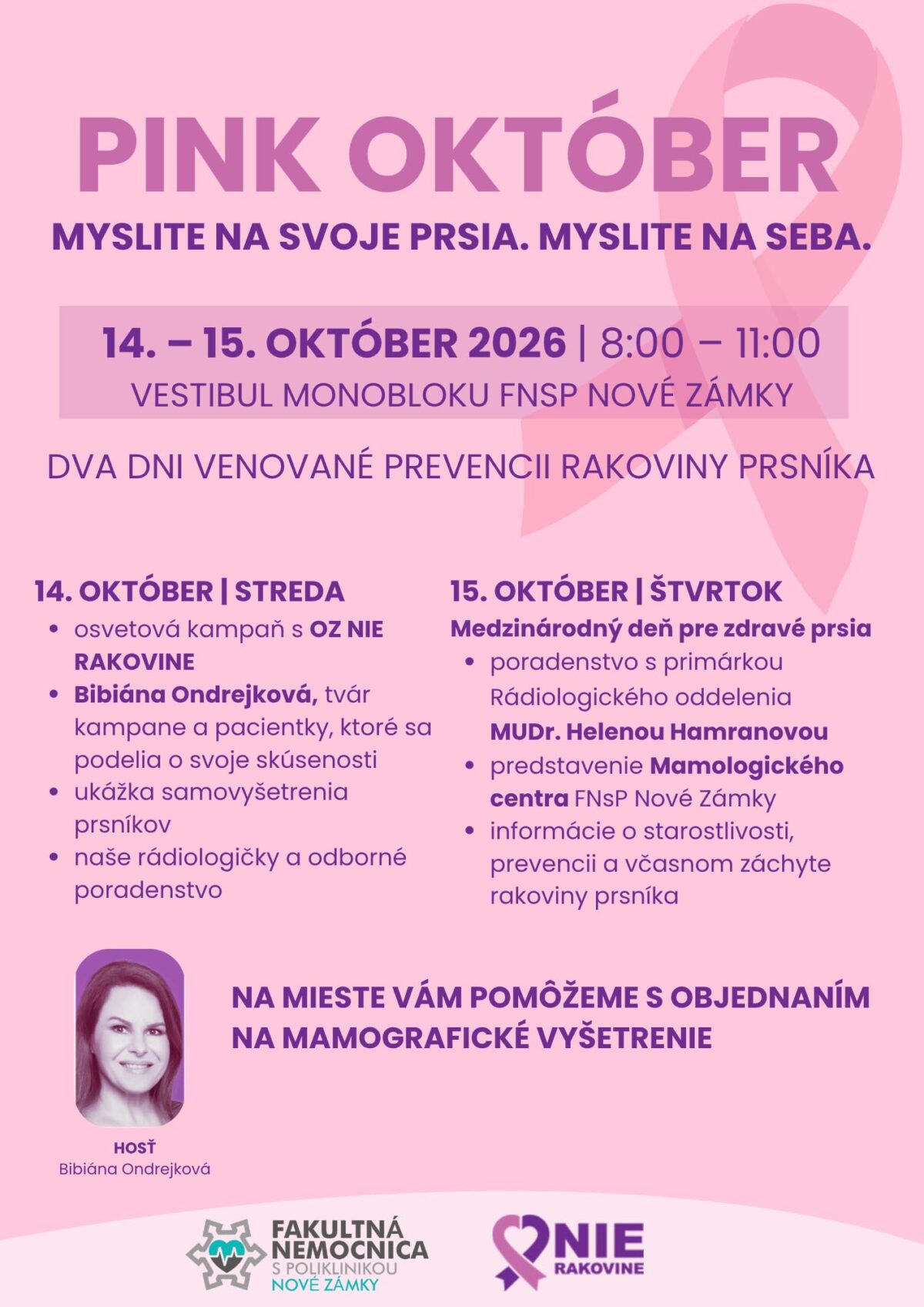 PINK OKTÓBER vo FNsP Nové Zámky